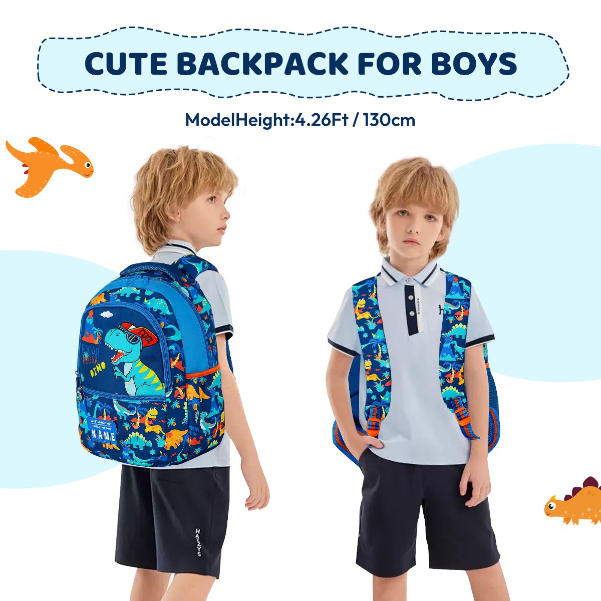 Large Capacity Practical Dinosaur Backpack