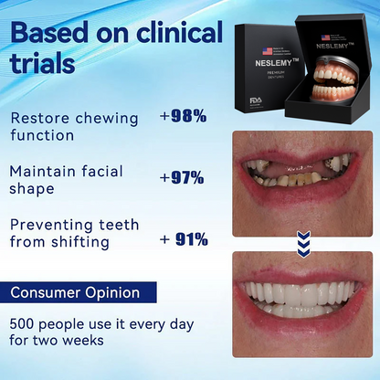 ✅ FDA Certified ✅ Recommended by U.S. Dentists | So comfortable, you’ll forget you’re even wearing dentures!