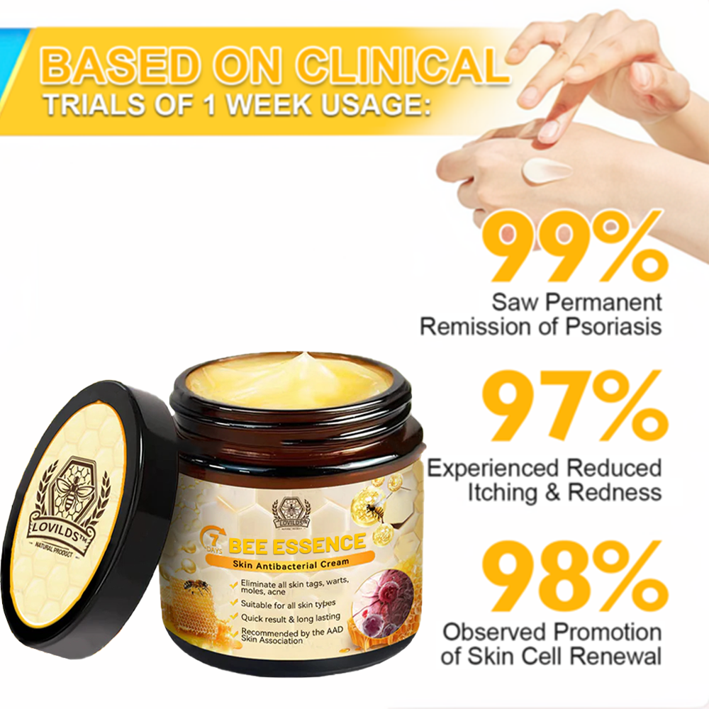 LOVILDS™ Bee Essence Skin Antibacterial Cream—used to treat a variety of skin diseases (AAD recommended)